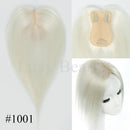 Topper de cabelo humano cinza para mulheres 100% grampo de cabelo humano em postiços natural preto loiro marrom grampo de cabelo em topper cabelo