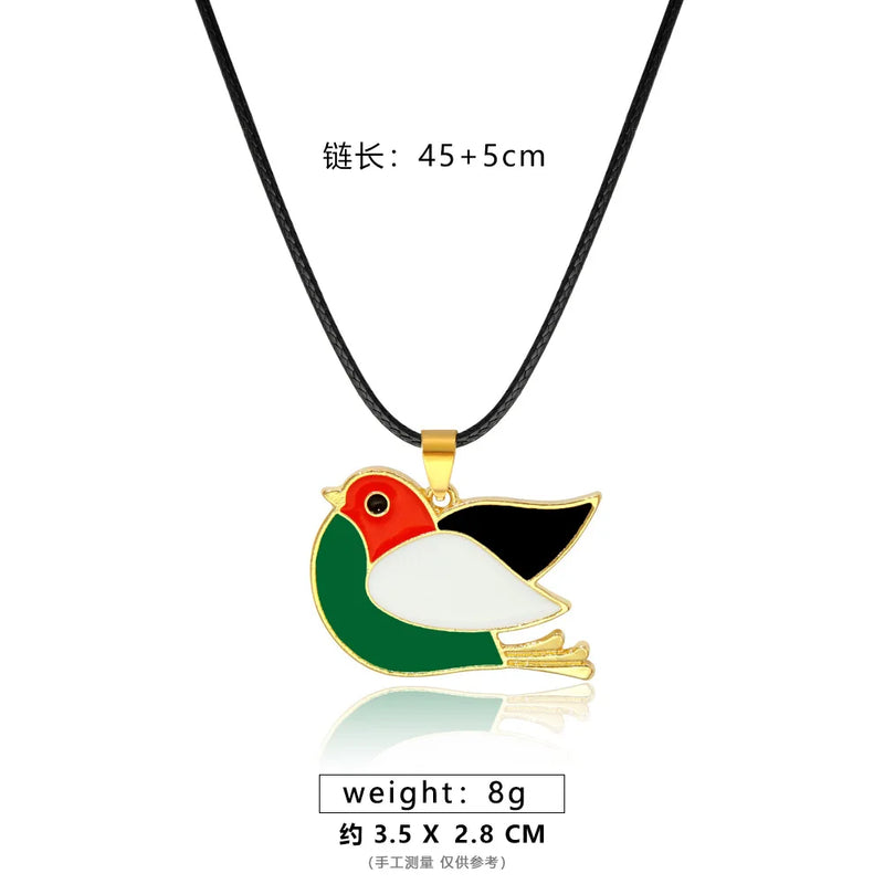 Meetvii Ethnic Free Arabic Fist Map Drop Glue Pendant Necklaces Personalized African Symbol Rope Chain Neck Jewelry Women Men
