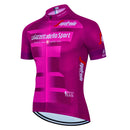 Roxo tour de itália d'italia camisa de ciclismo dos homens respirável camisas de ciclismo pro equipe verão manga curta roupas ciclismo