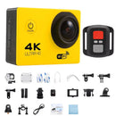 Câmera de ação 4k 1080p/30fps wifi 2.0 "170d subaquática à prova d'água capacete câmera de gravação de vídeo câmeras esportivas ao ar livre mini cam
