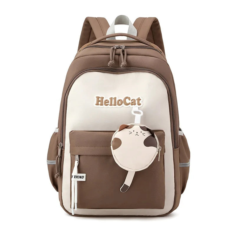 Large Capacity Backpacks Teenage Girls Junior Middle School Students Book Bag Breathable Shoulder Backpack Kawaii Schoolbag