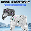 Controlador de jogo CM-619 switch suporta controlador sem fio de motor duplo IOS/Android/PC com luz deslumbrante