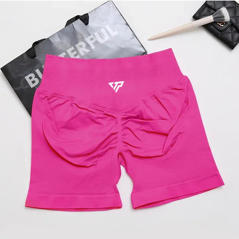 Alta qualidade de boa qualidade esportes femininos estiramento shorts de fitness yoga treinamento correndo pilates apertado yoga shorts