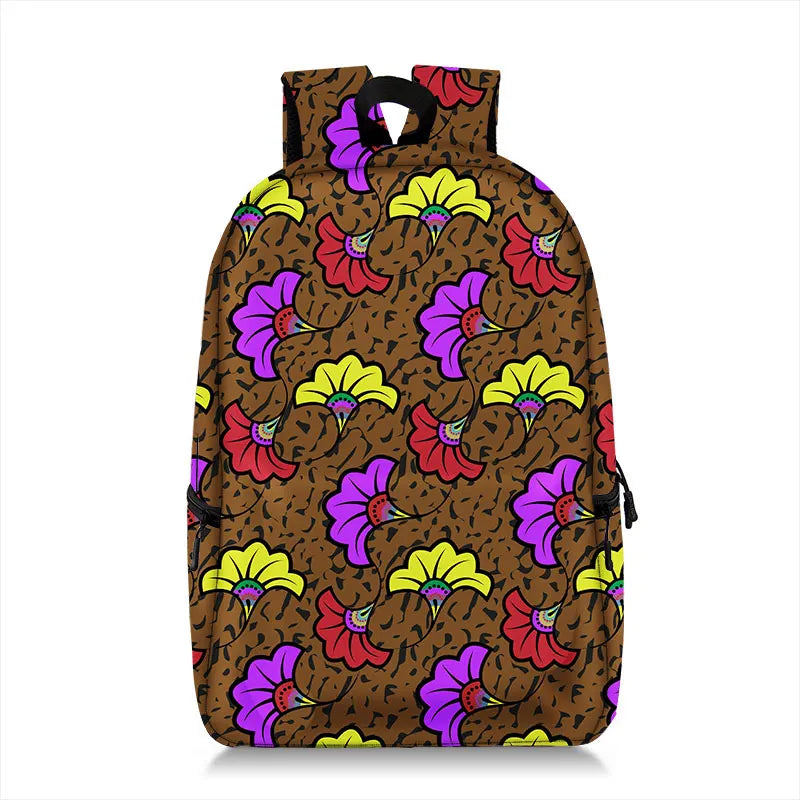 African Women Backpack Africa Tribal Ethic Shoulder Travel Bags Fashion Rucksack Teenager Laptop Daypack School Bags Gift