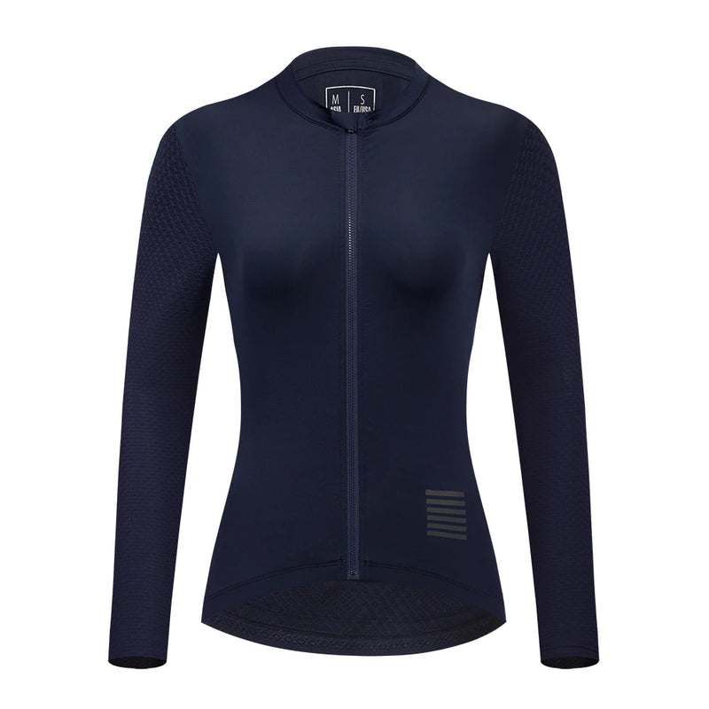 Ykyw mulheres ciclismo camisa de manga longa mtb bicicleta camisa primavera outono roupas de ciclismo magro camisas superiores equitação roupas de bicicleta de estrada