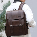 2025 nova grande capacidade de couro macio do plutônio mochila casual negócios computador saco estudante escola mochila viagem