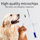 Seringa de microchip para animais de estimação, 100 peças, 134.2khz FDX-B em4305, chip de identificação para cães, gatos, cavalos, peixes, 1.25*7mm/1.4*8mm/2.12*12mm