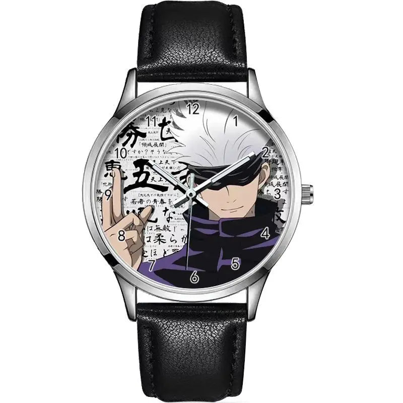 Jujutsu Kaisen Gojo Satoru Waterproof Watch Student pointer Watch Lolita Birthday present Cosplay Cute Cartoon Xmas Gifts