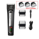 Profissional High Power Dog Hair Cutter, Low Noise Pet Trimmer, Grooming Clippers com guarda pentes para animais