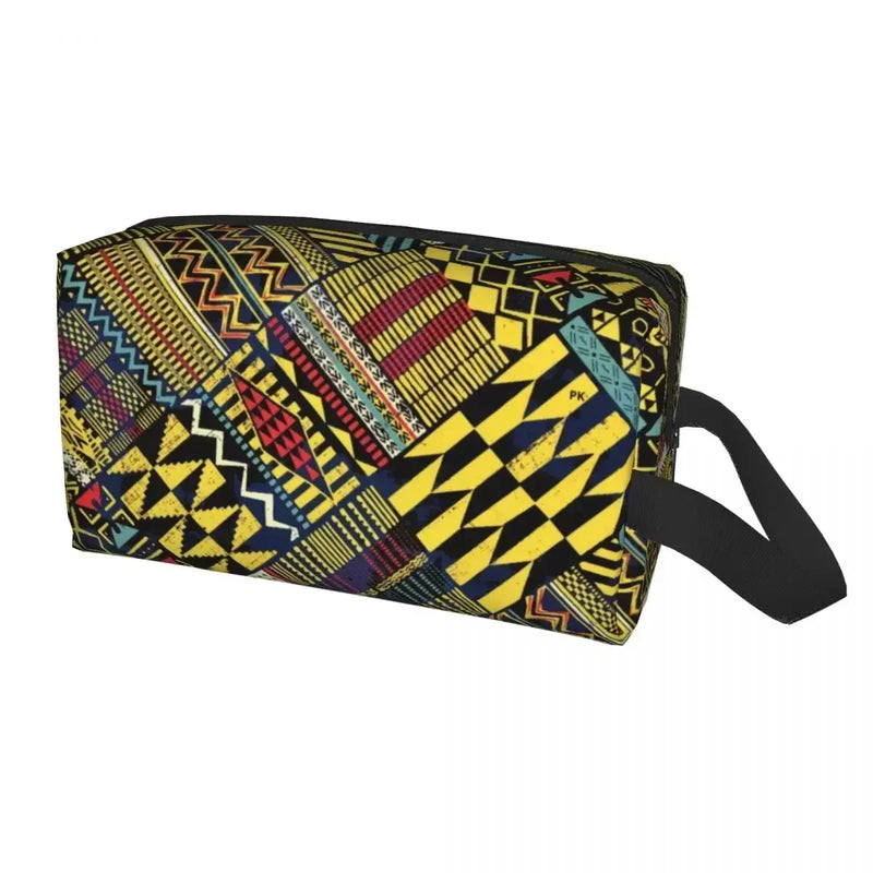 Bag Travel Cosmetic Organizer Fashion Traditional Africa Ethnic Pattern Storage Toiletry Bags