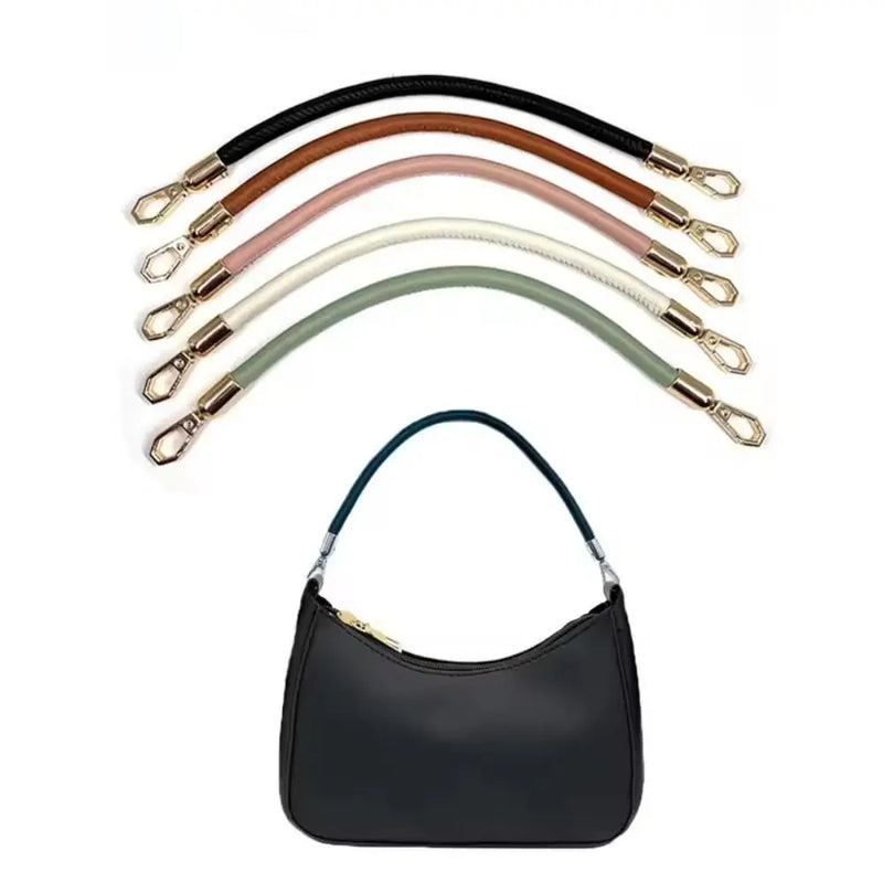 40CM PU Leather Bag Belt Gold Chain Buckle Handle Handbag Strap Women's Bag Handles Shoulder Bag Straps Replacement Accessories