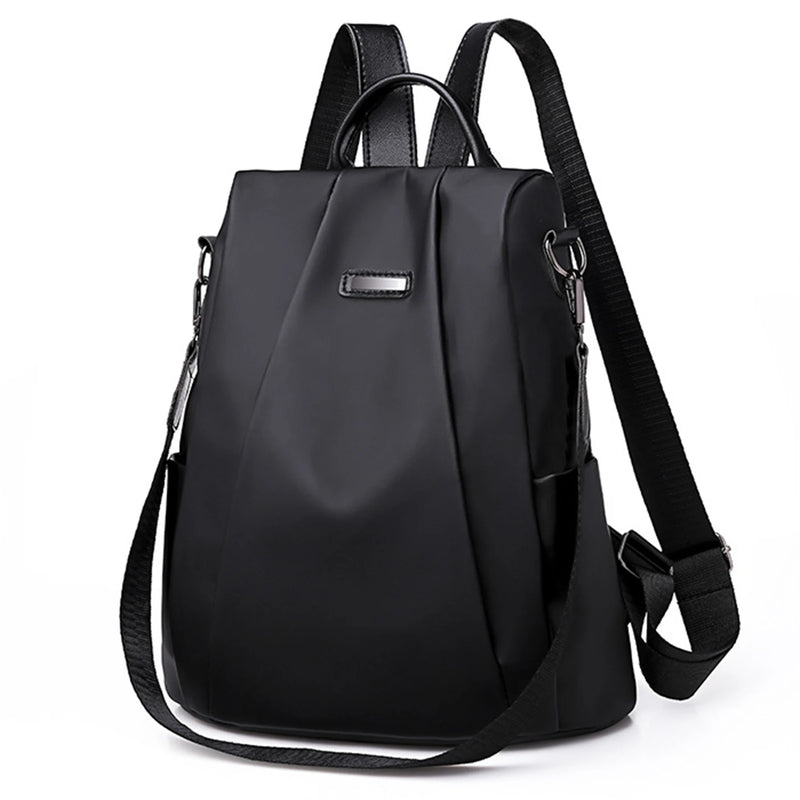 Oxford Cloth Anti Theft Backpack Back Hidden Zipper soft Design Women Backpack Suitable for Daily Work Travel