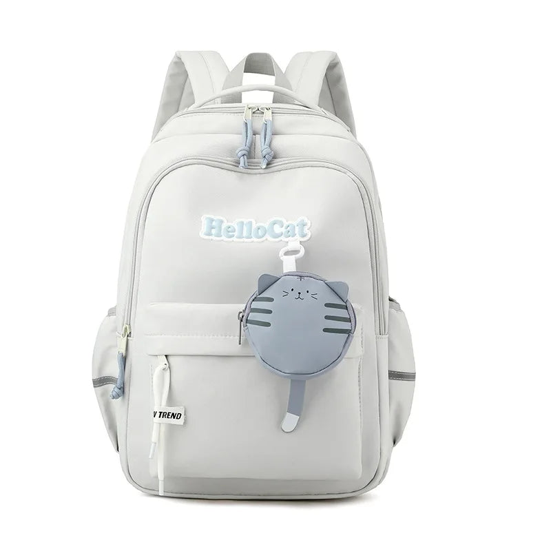 Large Capacity Backpacks Teenage Girls Junior Middle School Students Book Bag Breathable Shoulder Backpack Kawaii Schoolbag