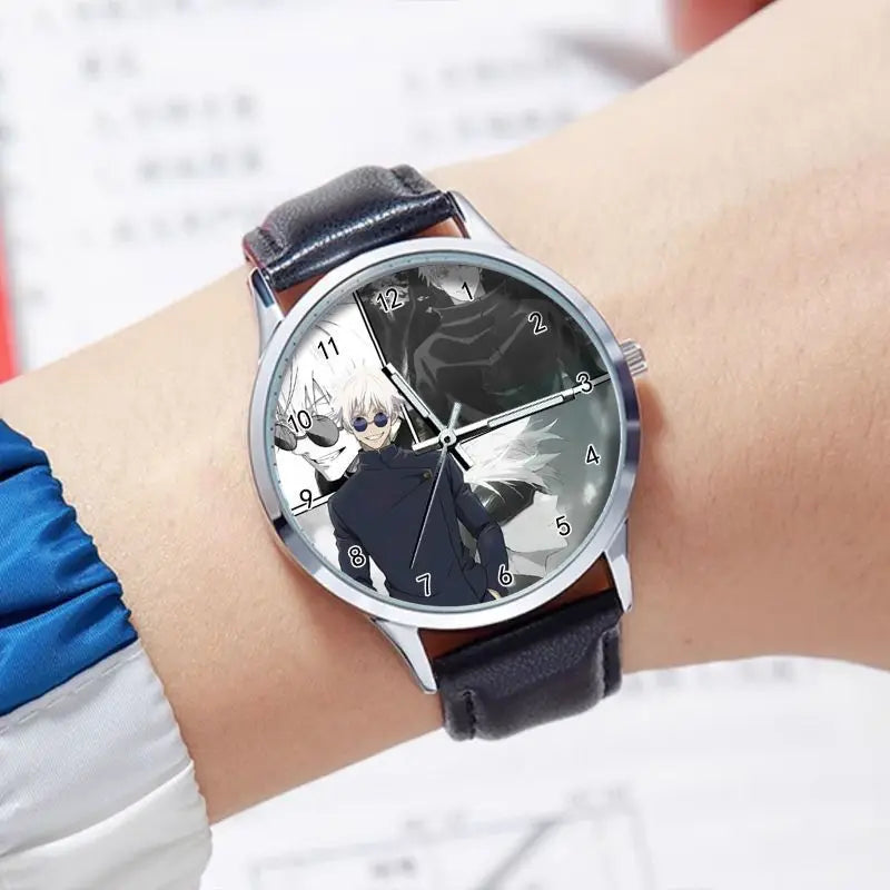 Jujutsu Kaisen Gojo Satoru Waterproof Watch Student pointer Watch Lolita Birthday present Cosplay Cute Cartoon Xmas Gifts