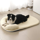 Cama grande para cães, respirável, primavera verão, resfriamento, antiderrapante, cama para gatos com travesseiro, tecido de seda gelada, cama para cães pequenos, almofada para animais de estimação
