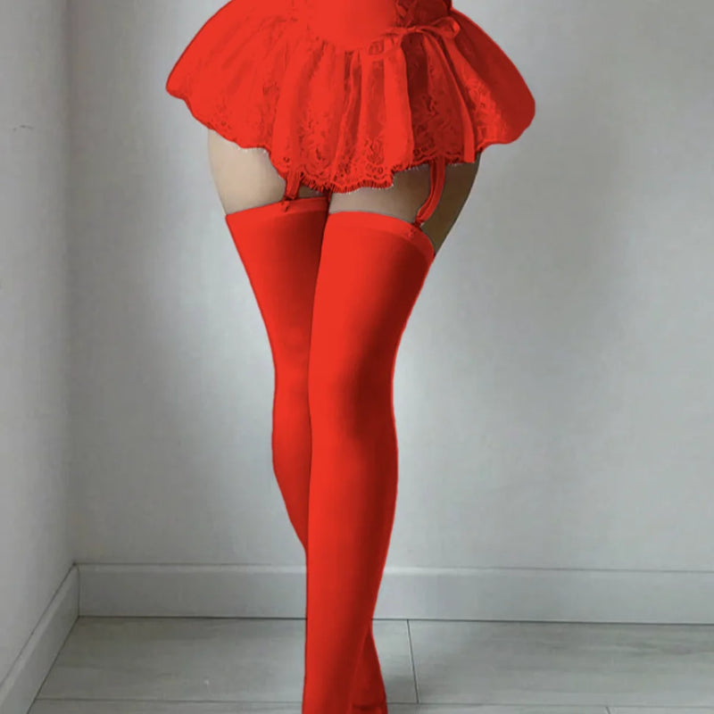 Club Colorful Stockings Women's 80D Velvet Knee High Socks Student Lingerie Thigh Autumn Winter Warm Sock Hot Girl Sexy Stocking