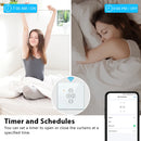 Loratap tuya vida inteligente wifi cortina de rolo interruptor luz para persianas motorizadas elétricas trabalho para alexa google casa voz