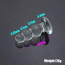 Nova bola vagina grande pirex contas de cristal vidro butt plug grande anal vibrador grânulo falso adulto masturbar brinquedos sexuais para mulheres homens gay