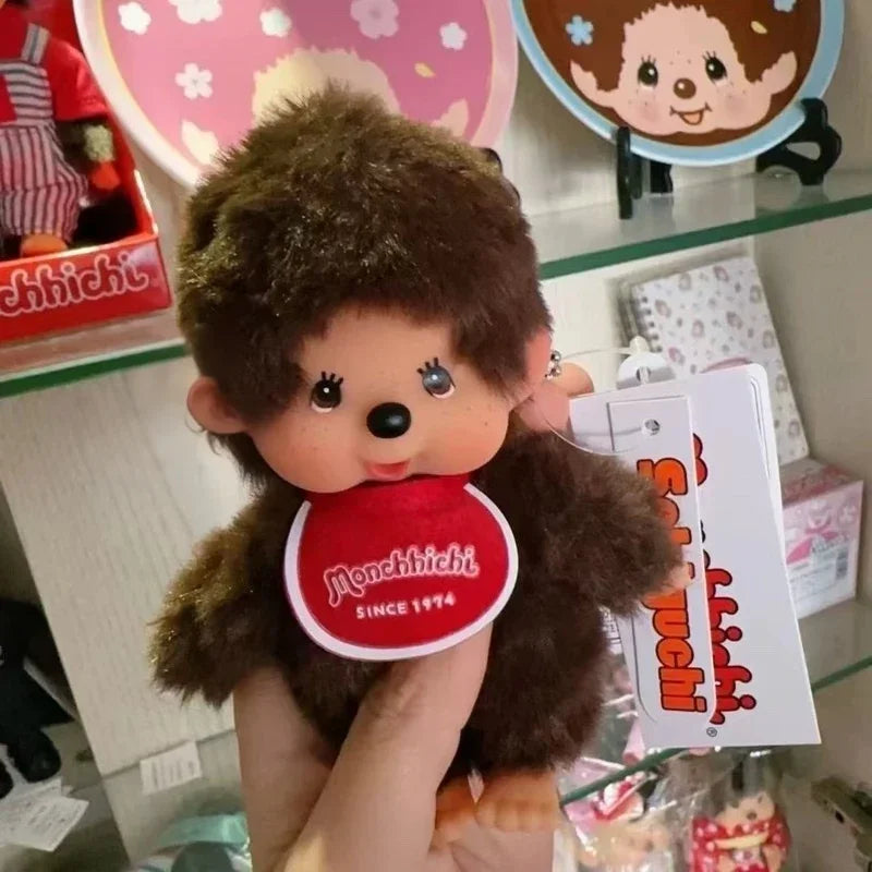 Anime Monchhichi Pendant Plush Doll - Cute Cartoon Character Standing Transformation Claw Machine Toy Multiple Selection Availab