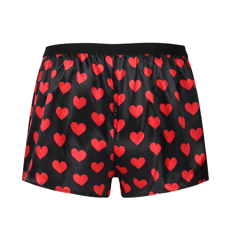 Sexy Shiny Satin Funny Boxer Shorts Mens Shorts Lightweight Panties Boxer Short for Lingerie Nightwear Japanese Man Underwear