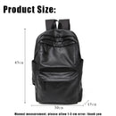Yoreai novo grande masculino mochilas de couro do plutônio masculino mochila moda grande capacidade shoolbag para menino escola masculino portátil