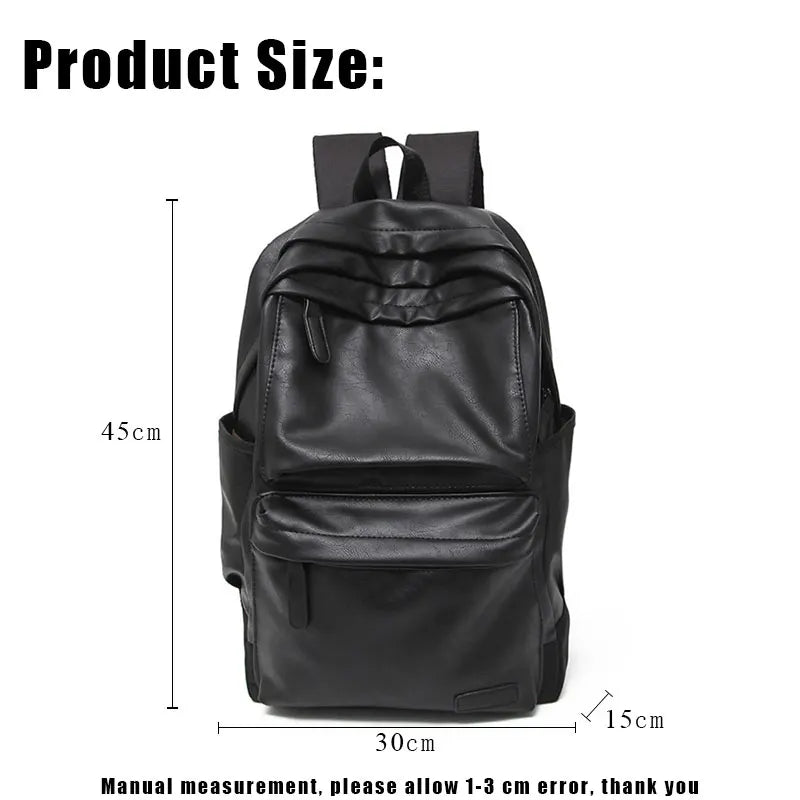 Yoreai novo grande masculino mochilas de couro do plutônio masculino mochila moda grande capacidade shoolbag para menino escola masculino portátil
