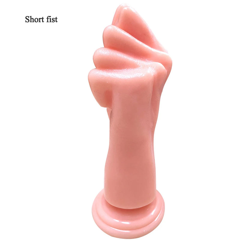 Grande punho vibradores anal plug brinquedo sexual mão macia nádegas expansor butt plug masturbação massageador privado para homossexuais femininos