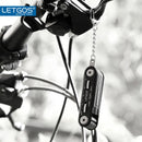 Letgos 12 em 1 conjunto de chave allen de bicicleta multi ferramenta de reparo conjunto completo chave de fenda para bicicletas de ciclismo de estrada presente para homem