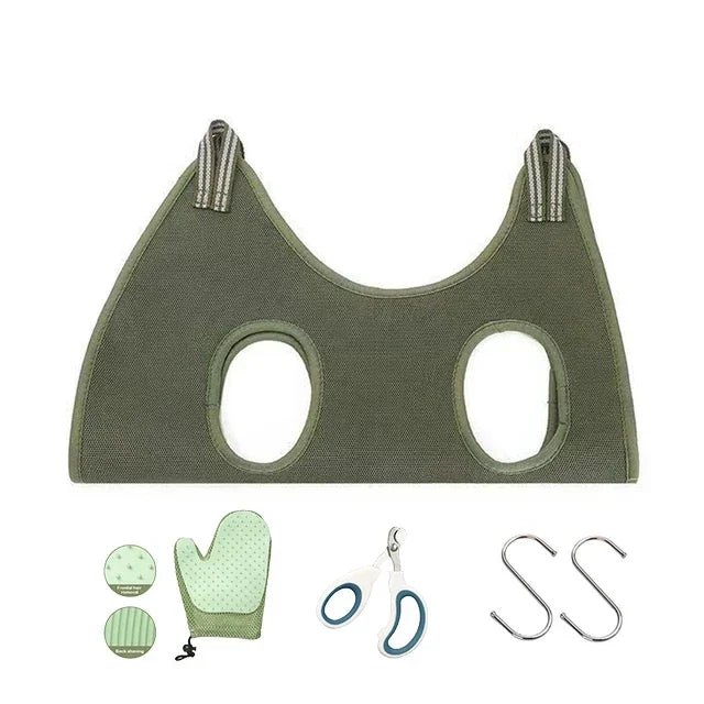 MADDEN Pet Grooming Hammock Helper, Cat, Dog, Beauty, Puppy Grooming, Cuting Nails Hammock Tool, Restraint Bag, Pet Accessories