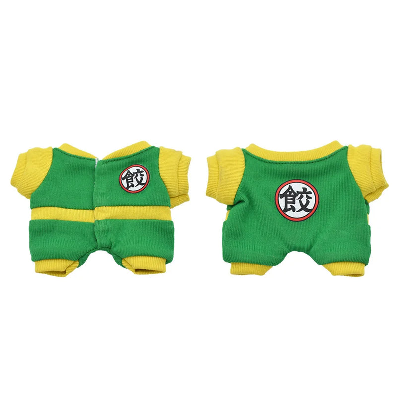 New Only Clothes for 17cm Labubu cloths Jumpsuits Anime V1V2 Vinyl Pendant Doll  Cute Sitting Idol Clothing Diy Boy Gift Toy