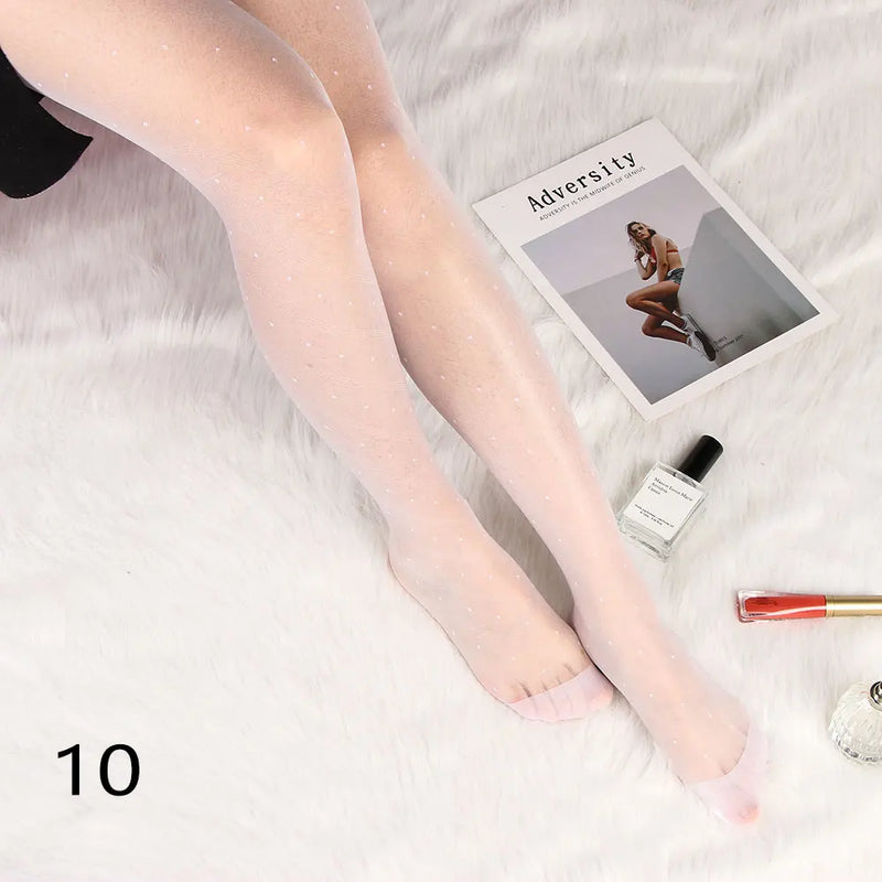 Female Thigh Sheer Elastic Plus Size Women Lingerie Pantyhose Thigh stockings