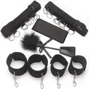 Conjunto bdsm de brinquedo, algemas sexuais para casal, kit adulto, algema sexual bdsm, venda, strapon, cama, bondage, escravo, sadomasochismo