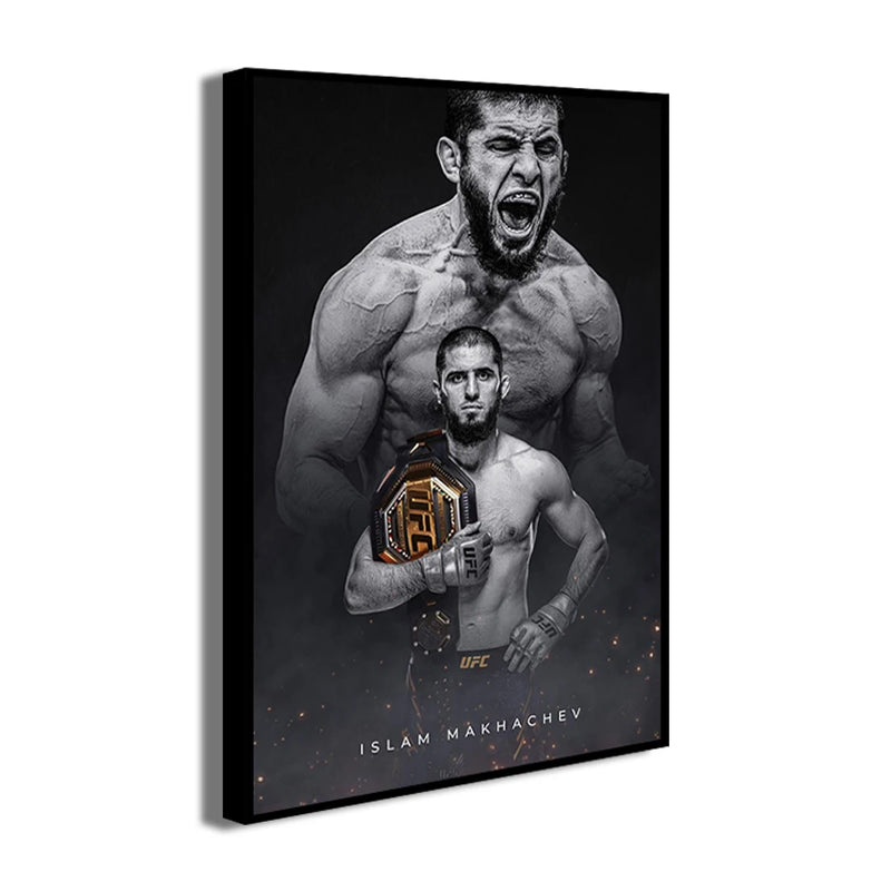 Boxing Fighting Star Canvas Wall Art Print Poster MMA Decorative Painting Modern Home Decor Boxing Sports Lover Gift Unframed