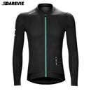 DAREVIE Ciclismo Jersey Manga Longa Homens Mulheres Cool Tecnologia Homem Ciclismo Maillot Soft Respirável Quick Dry SPF 50 Tamanho Pequeno