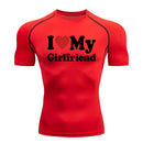 Camisa de compressão gráfica masculina, Ginásio Treino, Atlético, Quick Dry Tshirts, Primavera, Outono, Formação, Corrida, Camisola, Baselayer Tops