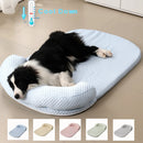 Cama grande para cães, respirável, primavera verão, resfriamento, antiderrapante, cama para gatos com travesseiro, tecido de seda gelada, cama para cães pequenos, almofada para animais de estimação