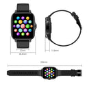 Android Phone Smart Watch para homens e mulheres, 1,44 "tela colorida, Bluetooth Call, oxigênio no sangue, monitoramento de pressão, 2024