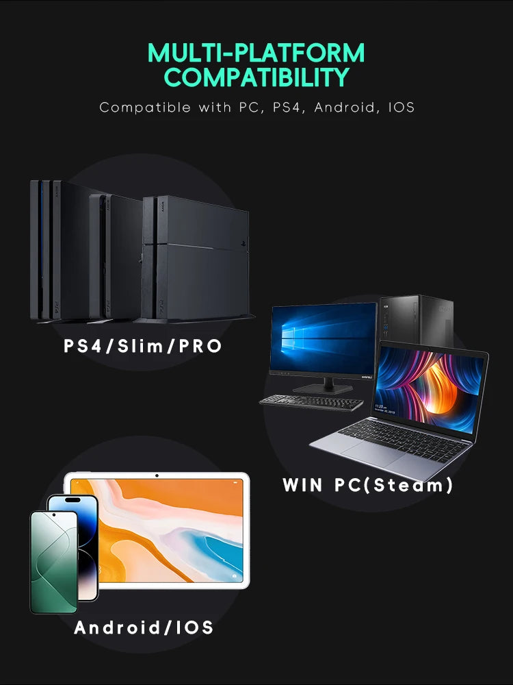 Data sapo controladores de jogo sem fio bluetooth-compatível spide gamepad para ps4 gamepad magro/pro console jogo para joystick pc