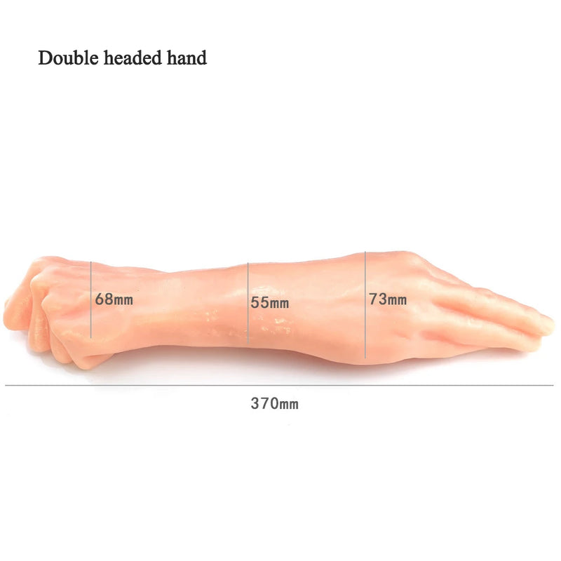 Grande punho vibradores anal plug brinquedo sexual mão macia nádegas expansor butt plug masturbação massageador privado para homossexuais femininos