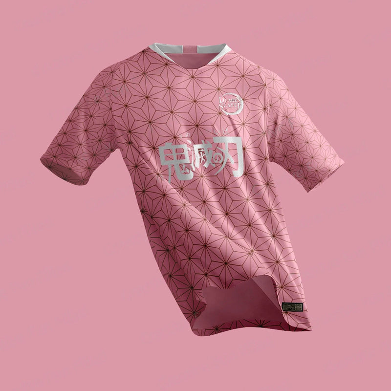 2024 nueva llegada lato Japón Demon Slayer camiseta de dibujos animados dla dzieci rozciągliwy letnia koszulka 3D drukowan