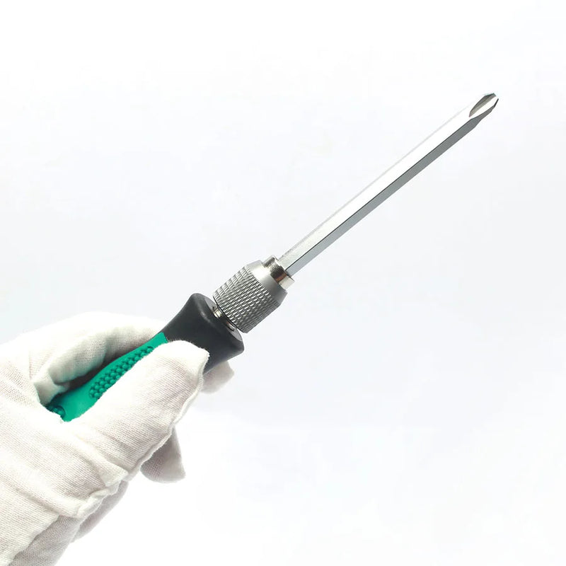 WEILIGU-Kit Chave de Fenda Magnética Portátil, Combinação Philips e Cabeça Chata, Saco de Lona, Ferramentas de Reparação Também Usadas, 8-em-1