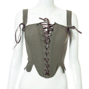 Medieval renascentista vintage espartilho topos bustier colheita topos rendas camisola ren faire preto branco espartilho festival traje