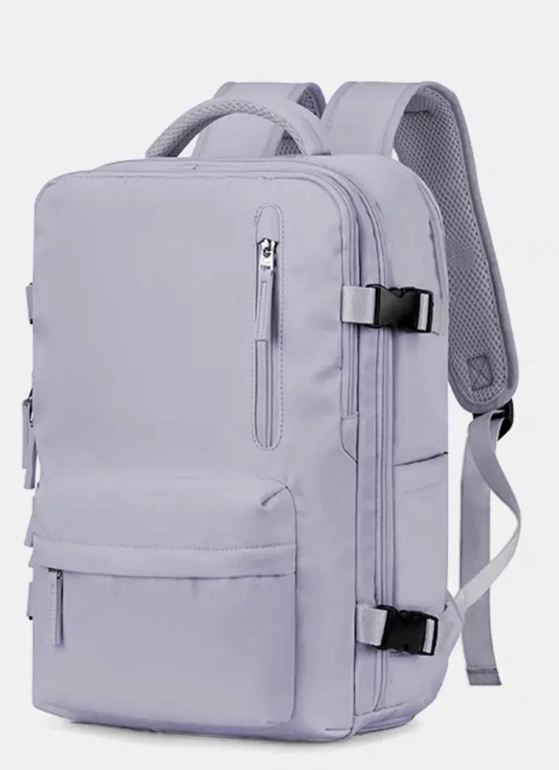 Grande capacidade mochila de viagem ao ar livre mochila feminina saco de sapato mochila de viagem ao ar livre portátil mochila