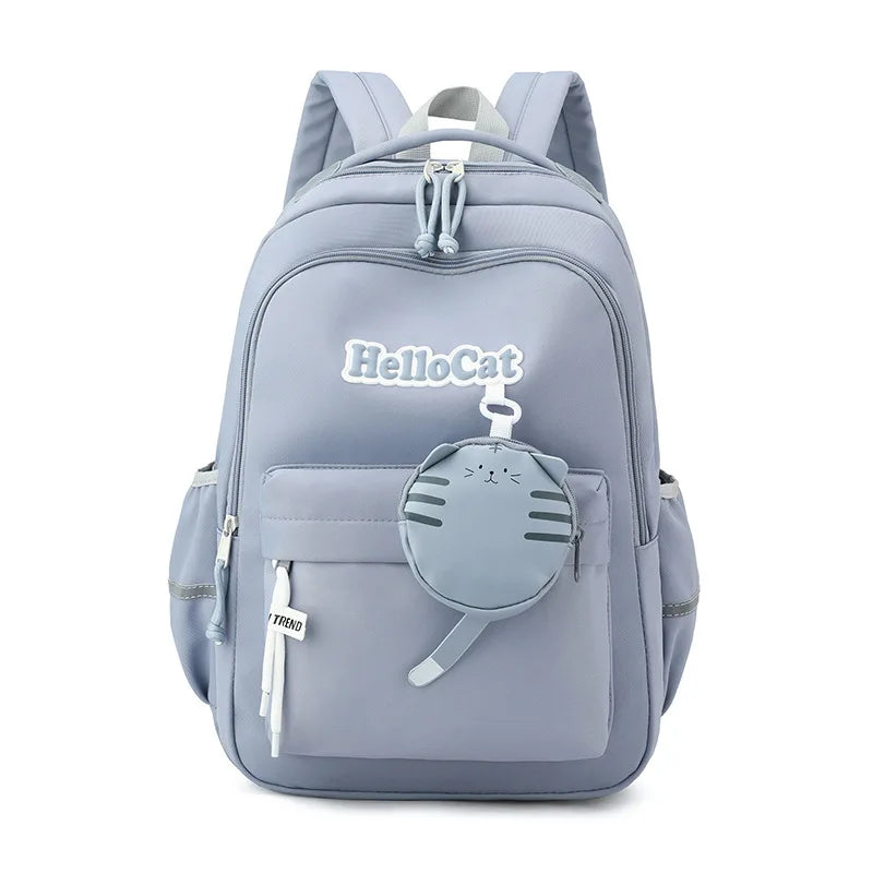 Large Capacity Backpacks Teenage Girls Junior Middle School Students Book Bag Breathable Shoulder Backpack Kawaii Schoolbag