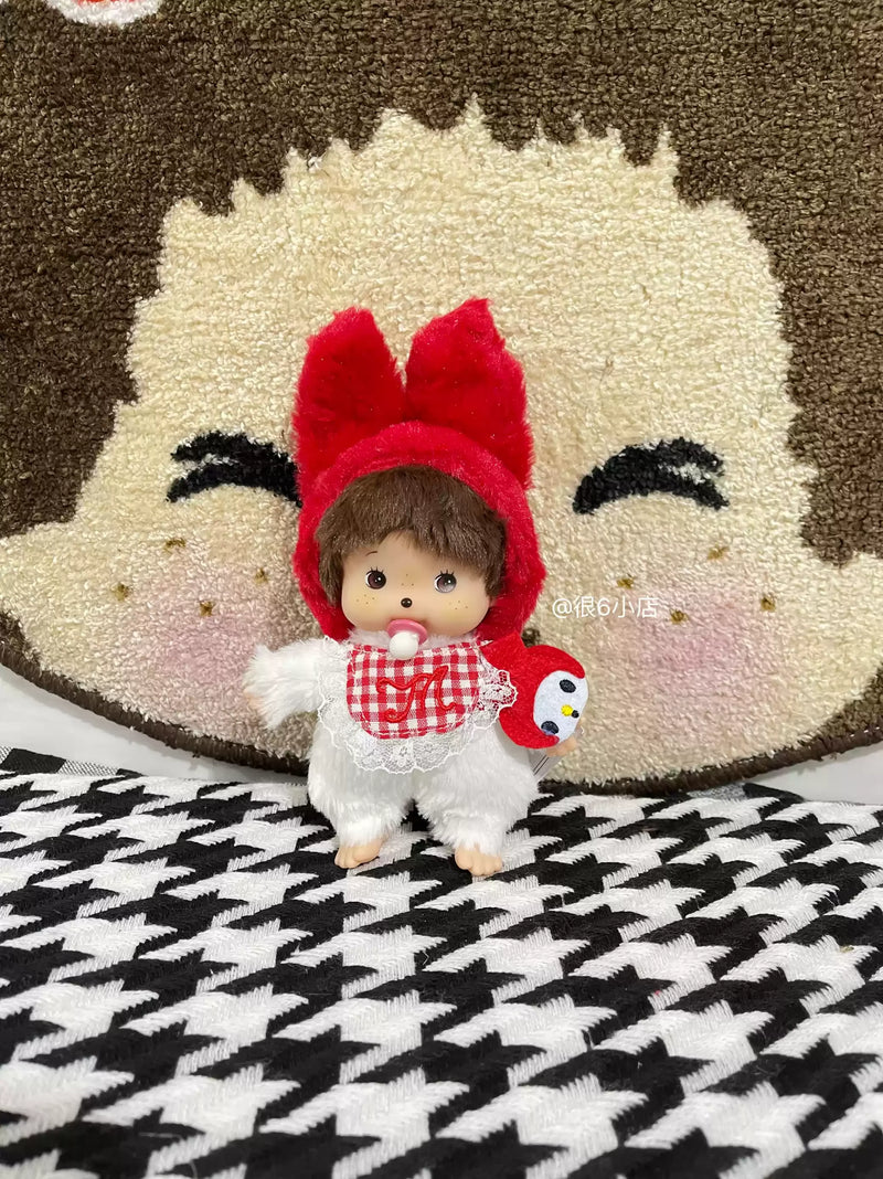 In Stock 15cm Mongon Monkey Kawaii Doll Keychain Bag Pendants Toy Hand Puppet Decompression Children Cute Gift Decoration Gift