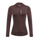 Ykywbike 2025 camisa de ciclismo feminina primavera bicicleta estrada manga longa primavera outono roupas ciclismo magro equitação camisa longa