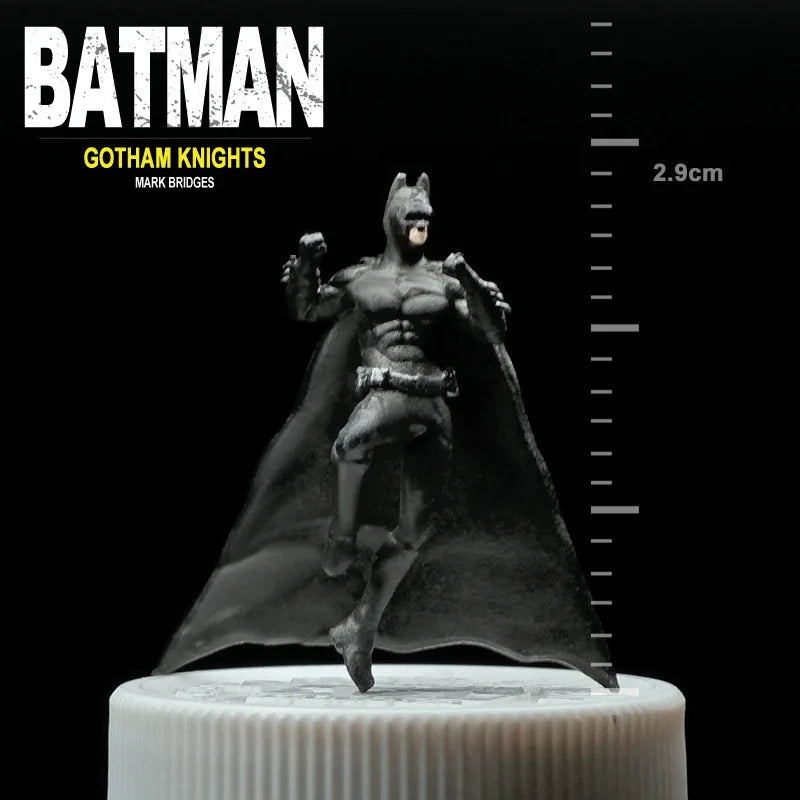 1:64 Anime Batman Mini Doll Model miniature Scene Model DIY Sand table landscaping collect ornament Gifts