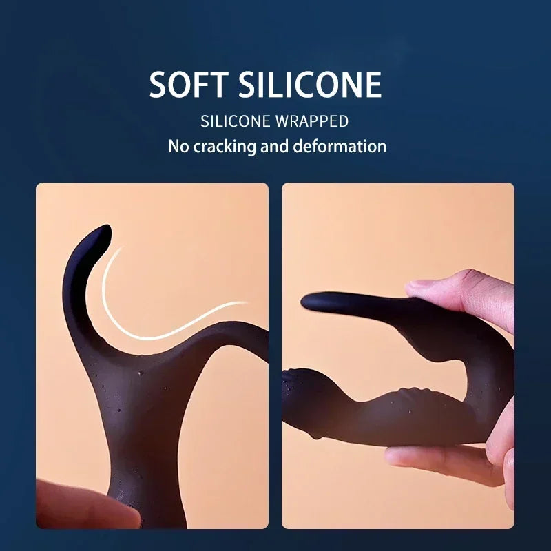 Brinquedos sexuais vibradores anais dedo massagem de próstata butt plug estimulador de próstata ânus masturbador masculino plug brinquedos sexuais para homens gays