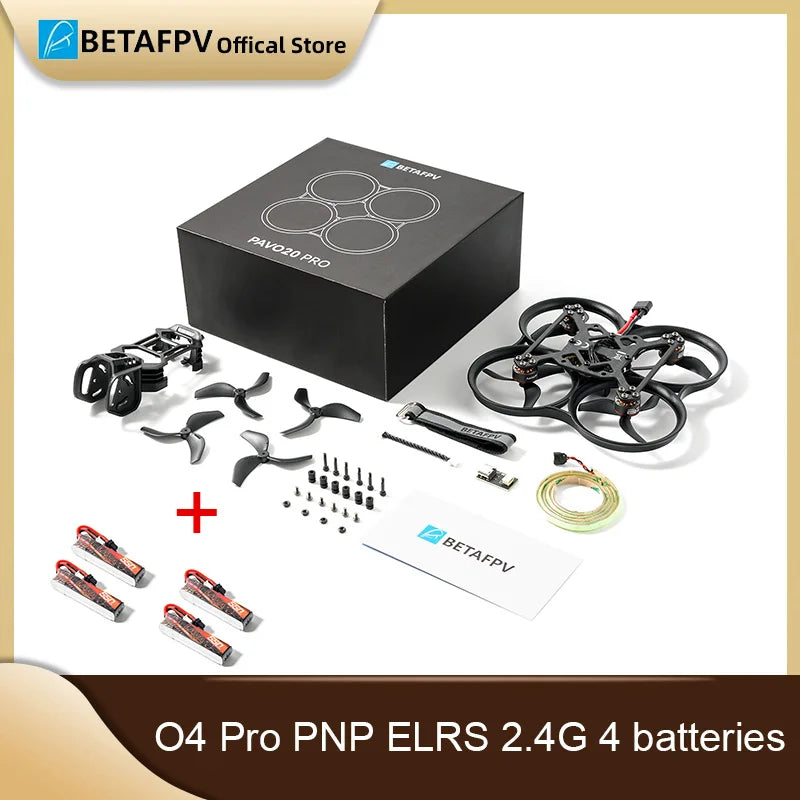BETAFPV Pavo20 O4 Pro Brushless Whoop Quadcopter ( without HD Digital VTX & Camera) NEW