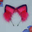 Cheshire gato cosplay adereços animal orelha cauda bandana halloween carnaval clube pub masquerade festa trajes feminino headwear